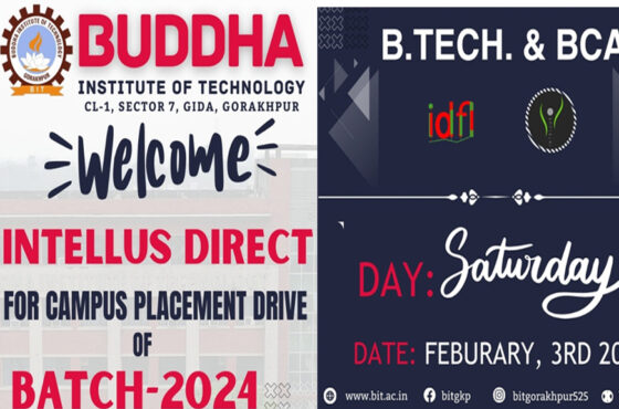 Campus Placement Drive At Buddha Institute of Technology Gorakhpur​